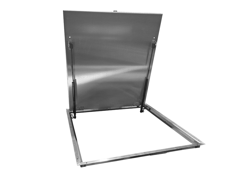 EINSIDE Tankdeckel 95×95 Cm – Verzinkter Schachtdeckel, Begehbar, Abschließbar, Für Regen- & Abwasser