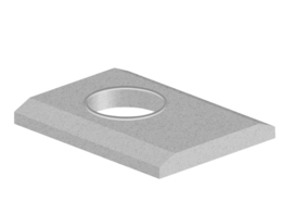 Abdeckplatte Beton 52 cm x 68 cm