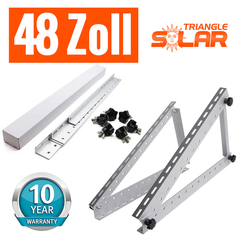 2x PV Halterung 1180x600mm Solarpanel Solarmodul 0°-90° Aufständerung 0% MwSt