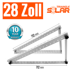 2x PV Halterung 712x375mm Solarpanel Solarmodul 0°-90° Aufständerung 0% MwSt