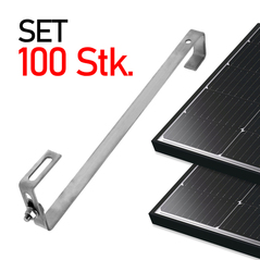 Verstellbare Halterung Typ S470 für Photovoltaikmodule SET 100 Stk.