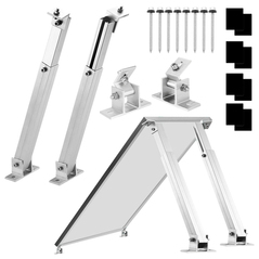 Verstellbare Halterung für PV-Anlagen 15-30° 1 Paneel Set