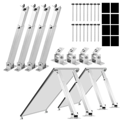 Verstellbare Halterung für PV-Anlagen 30-60° 2 Paneele Set