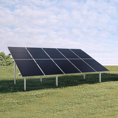 2- Reihe 10X Photovoltaik PV Freiland Unterkonstruktion Montagesystem
