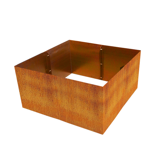 Corten Hochbeet Frühbeet 100x100x50cm 3mm