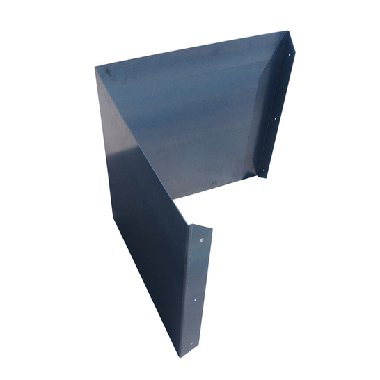 Corten Hochbeet ECKE aussen 50x50x70cm 2mm