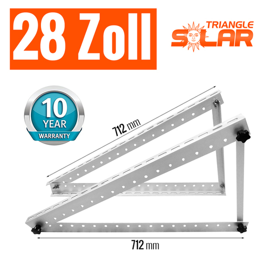 2x PV Halterung 712x375mm Solarpanel Solarmodul 0°-90° Aufständerung 0% MwSt